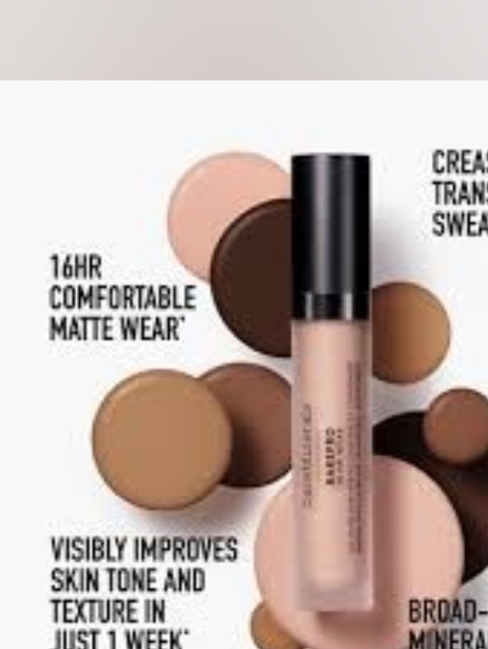 BareMinerals BarePro 16 Hr Wear Skin Perfecting .25 oz Concealer SPF 25 (250)
